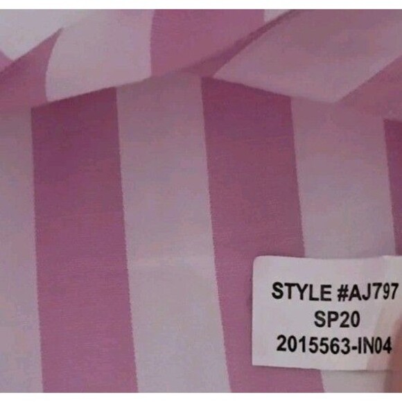 NWT J. Crew Top Women's Pink White Collared Popover Tunic Striped‎ Preppy Work - Picture 10 of 13